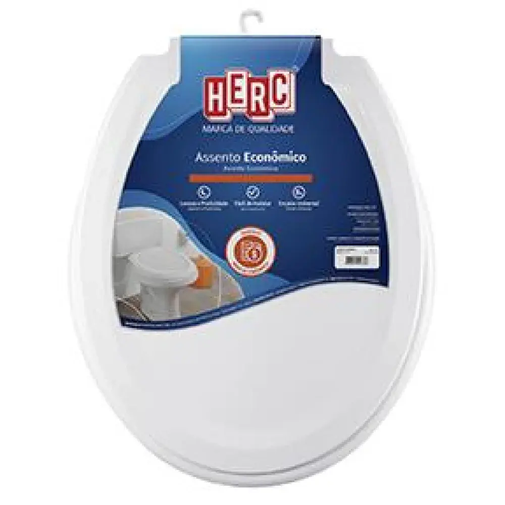 Assento plástico universal econômico cinza claro 176 Herc
