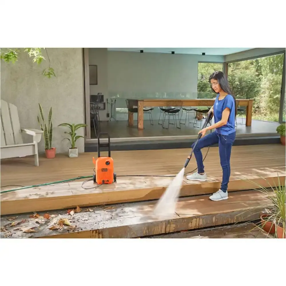 Lavadora de alta pressão 1500W 1740 PSI 6,8 l/min black & decker 220 V — fotografia 6