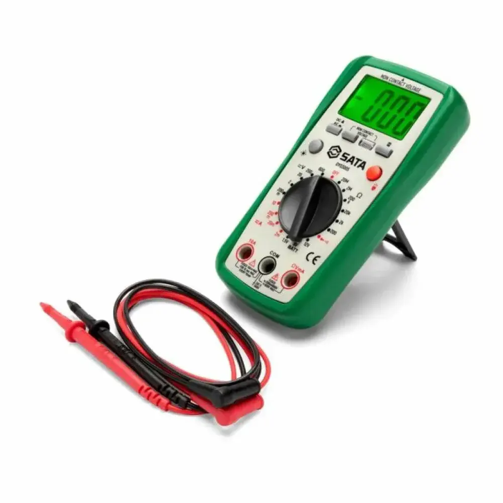 Multímetro digital cat ii 600V com medição sem contato Sata — fotografia 10