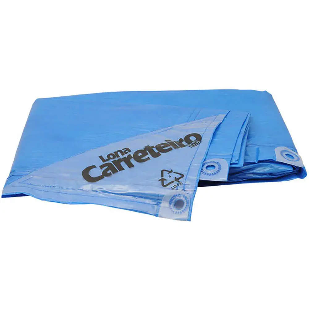 Lona Carreteiro encerado 5X4 azul — fotografia de referência