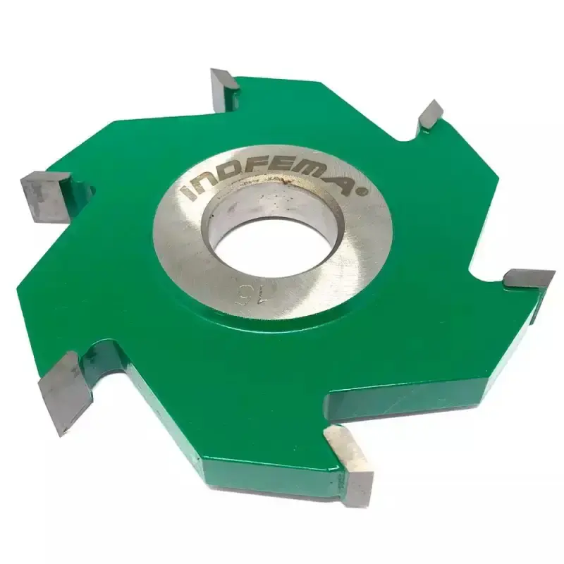 Fresa Ranhura HW 125 x 15 x 30mm com 6 Dentes 1800.16 INDFEMA — fotografia de referência