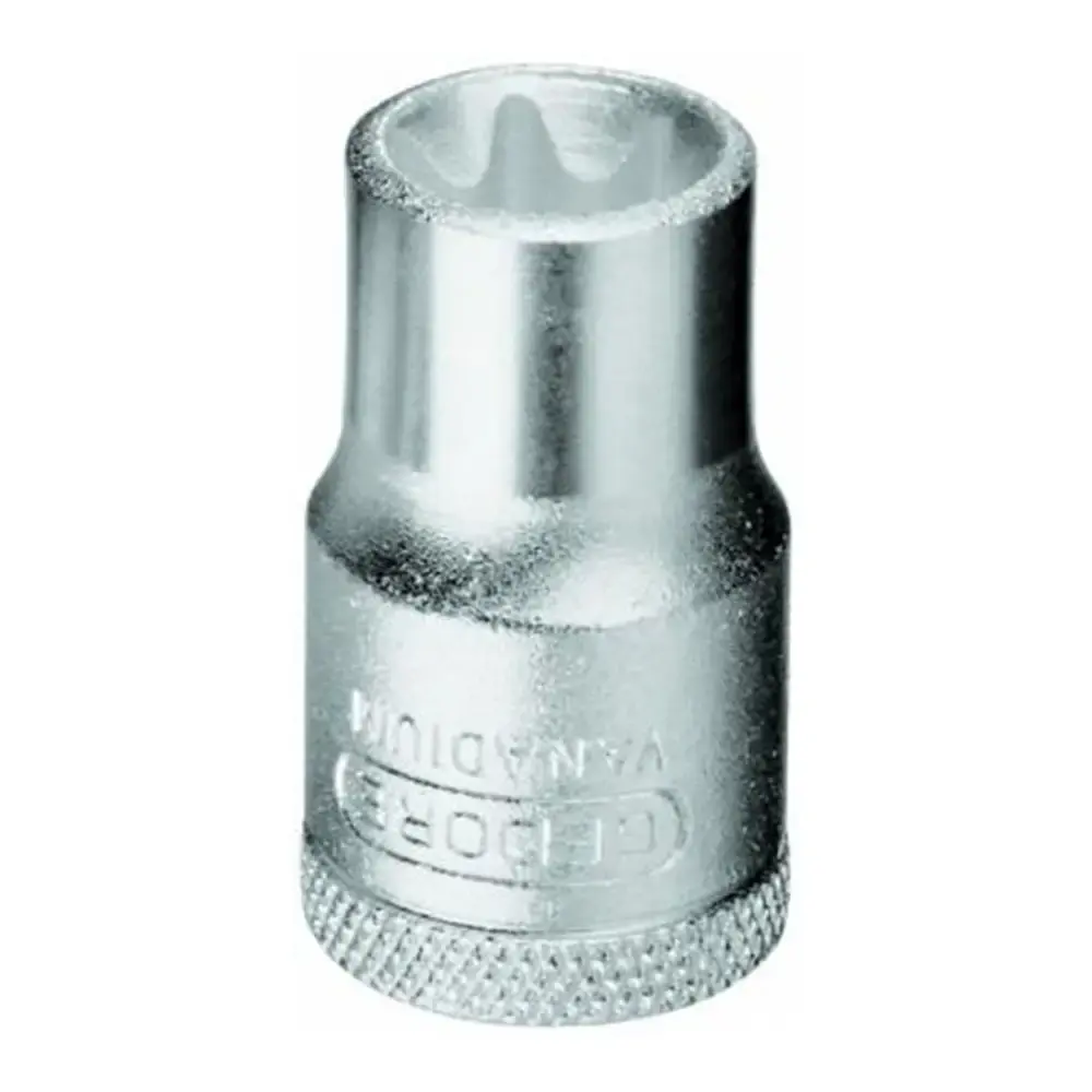 Soquete torx fêmea E18 encaixe 1/2POL TX19 Gedore — fotografia de referência