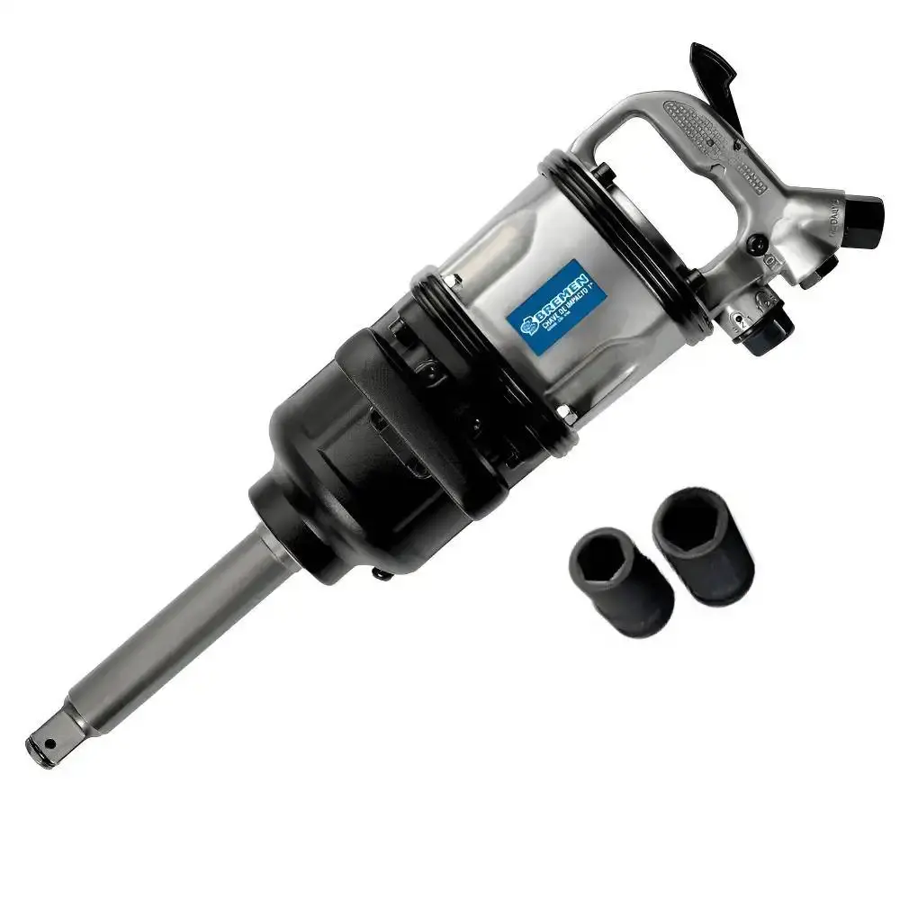 Chave de impacto pneumática 3800NM com 2 soquetes Bremen — fotografia de referência