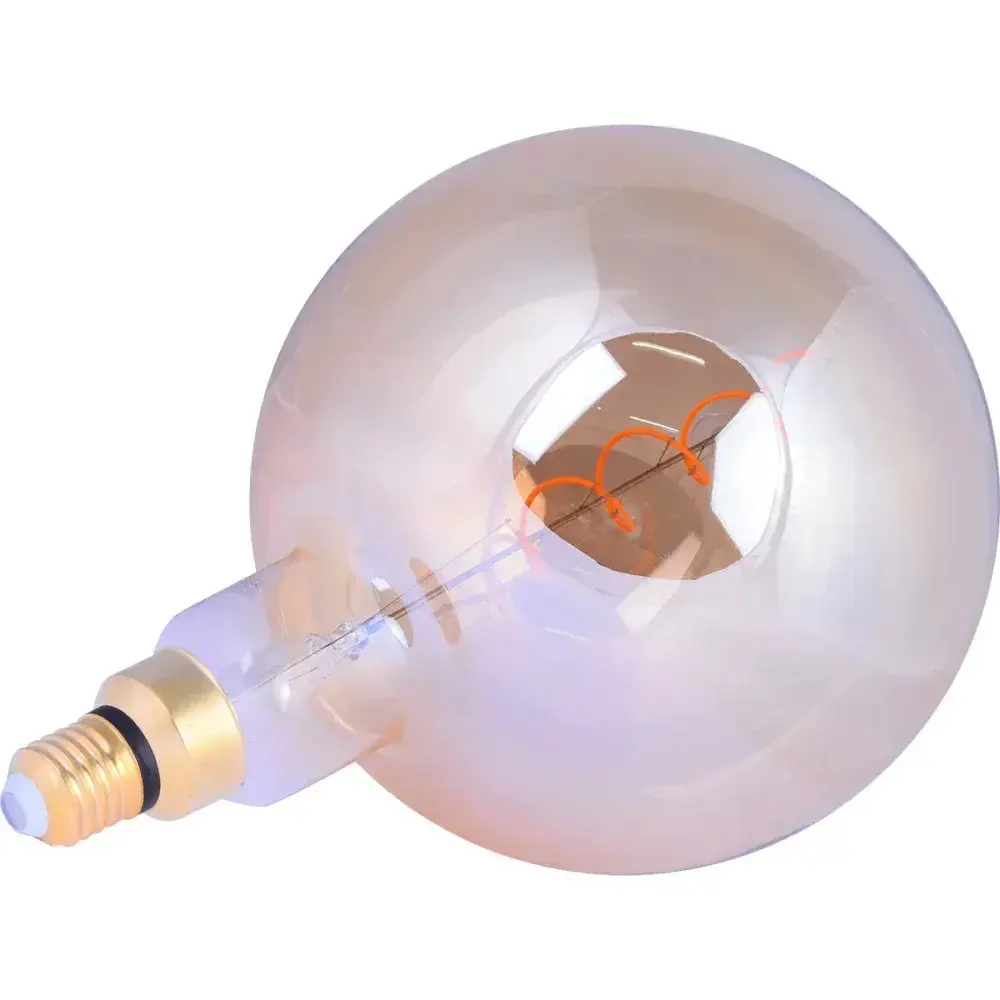 Lâmpada de led giant globo âmbar E27 4W biv Liege — fotografia 9