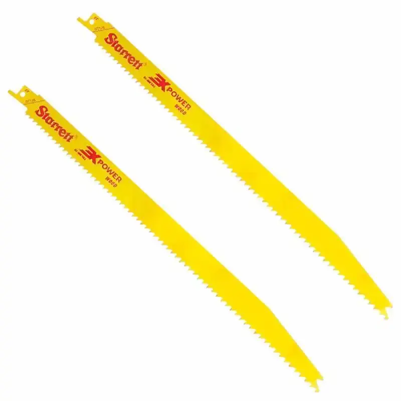 Lâmina serra sabre 12 pol para madeira kit com 2 unidades BT126-2 Starrett — fotografia de referência