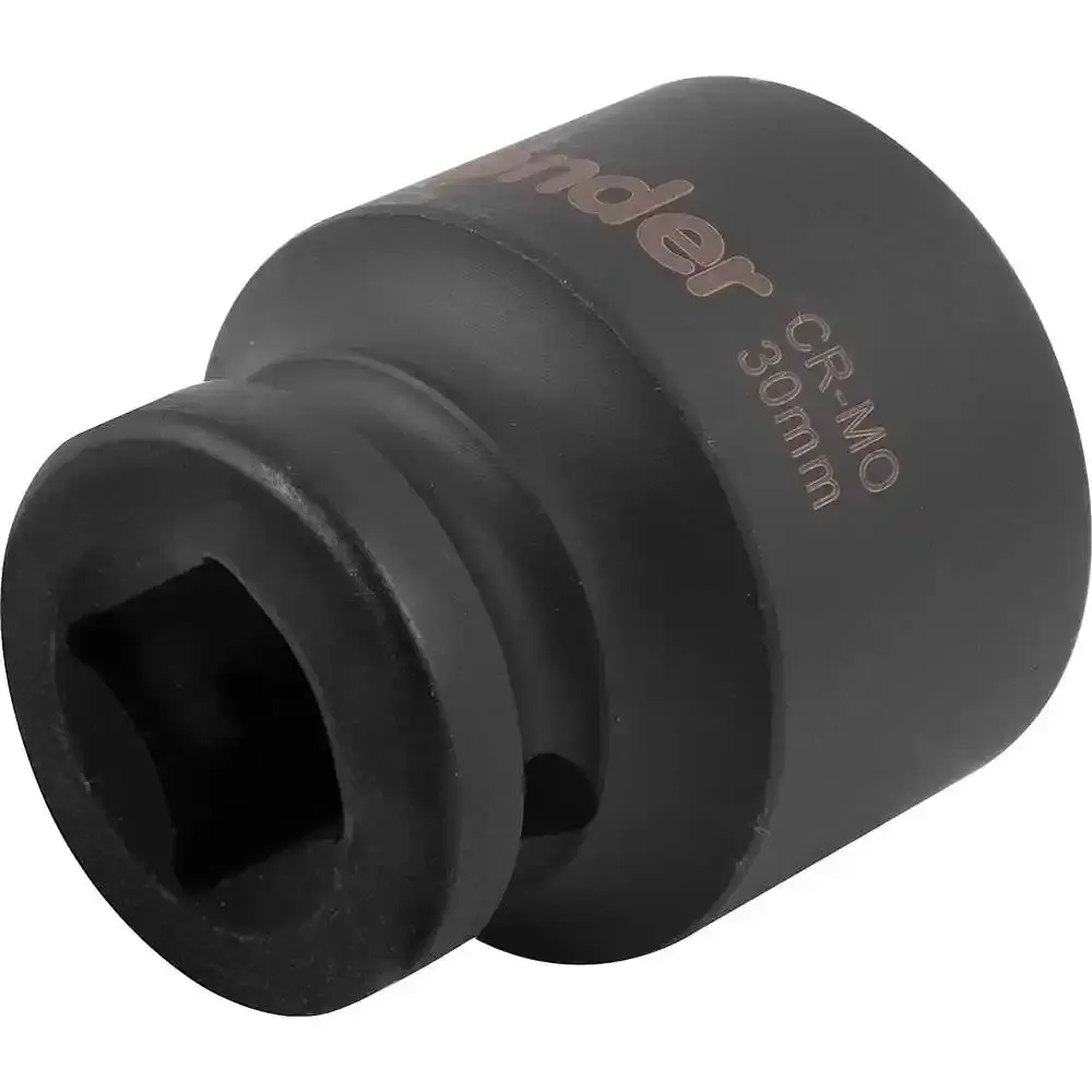 Soquete Sextavado de Impacto Encaixe 1/2 polegada 30Mm Cromado VONDER — fotografia 2