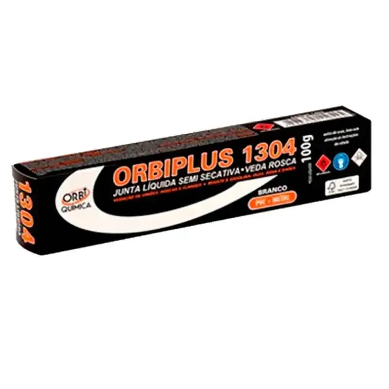 Vedante líquido Orbi plus para vedar roscas de metal e PVC 100 GR Orbi quimica — fotografia 3