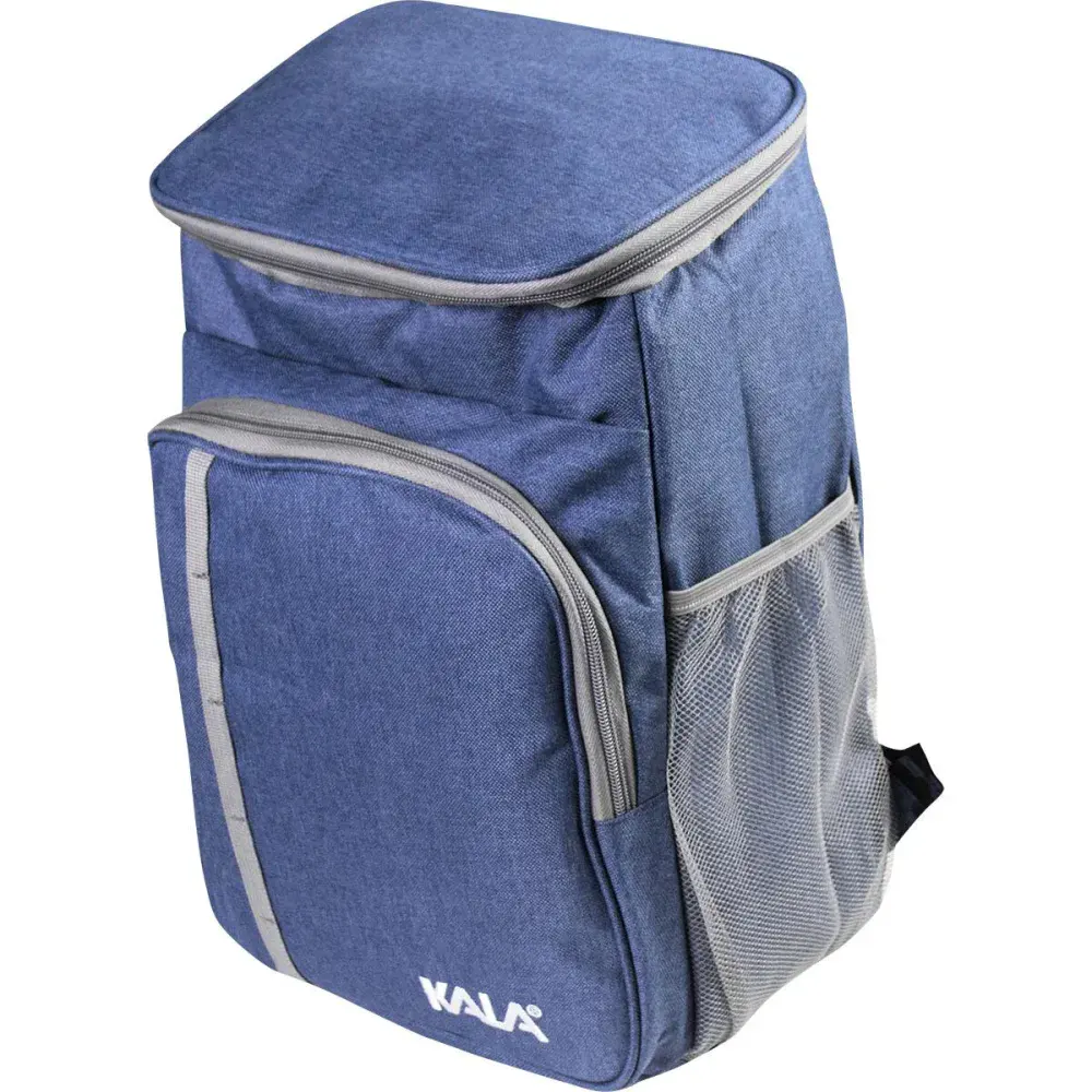 Mochila térmica com 2 bolsos frontais 18L azul Kala — fotografia de referência
