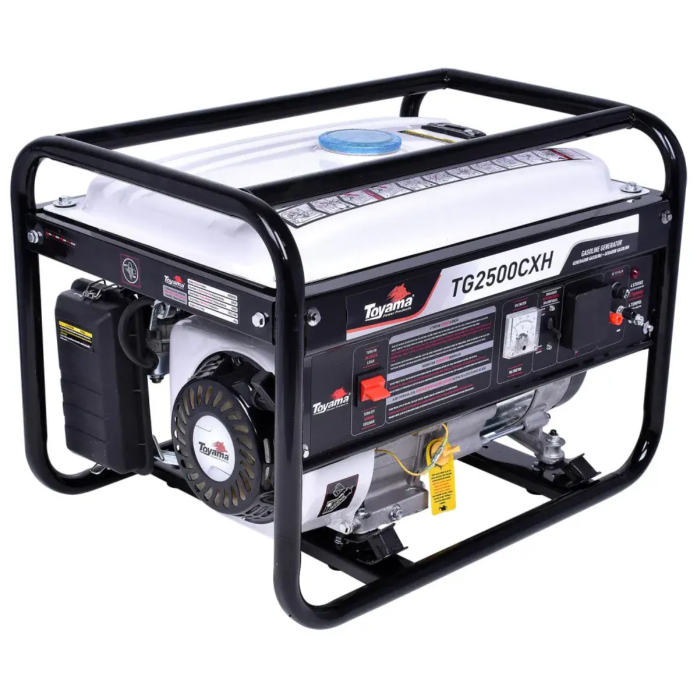 Gerador de energia a gasolina 2200W TG2500CXH Toyama — fotografia 4