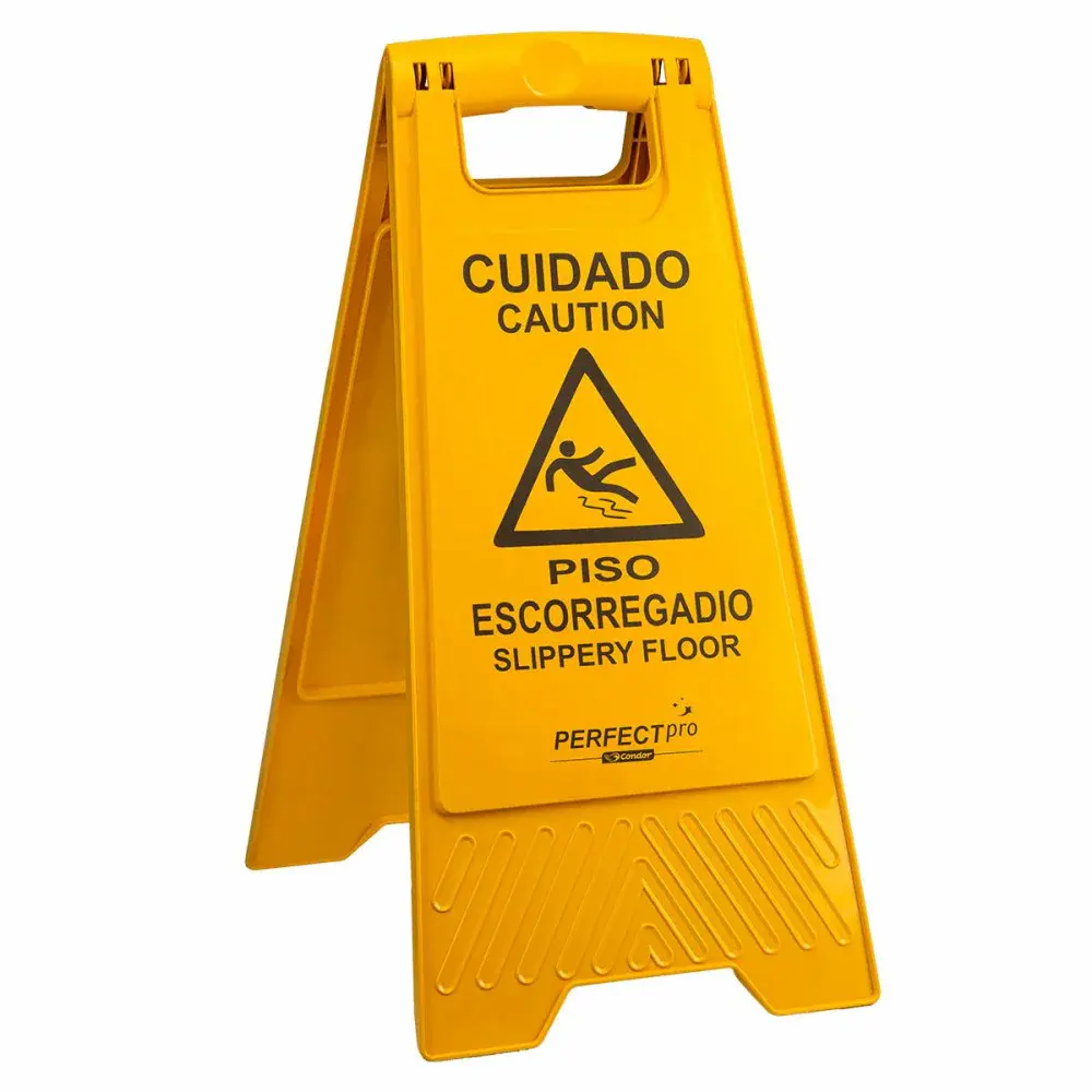 Placa sinalizadora de piso escorregadio Perfect