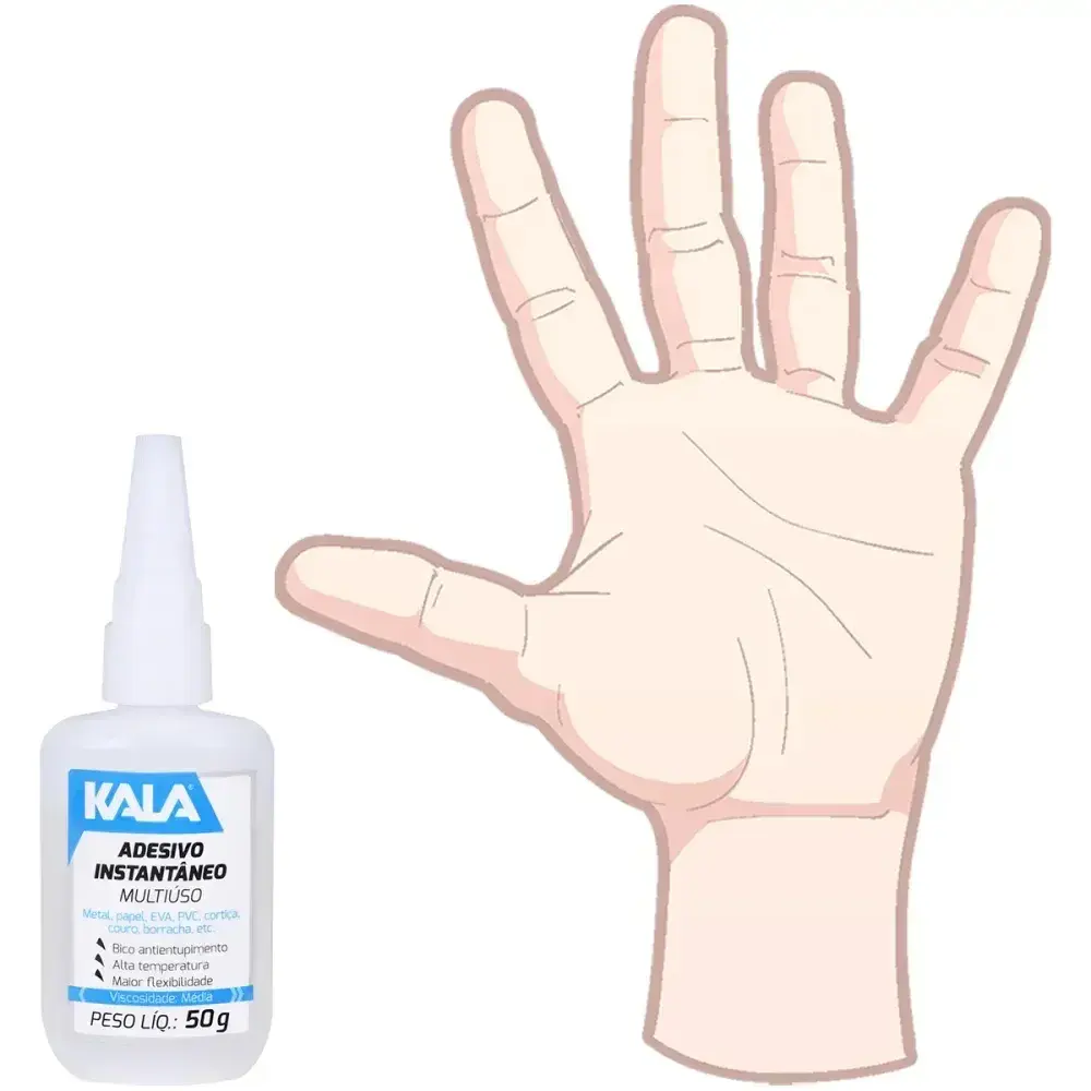 Adesivo instantâneo bico anti entupimento 50G Kala — fotografia 8