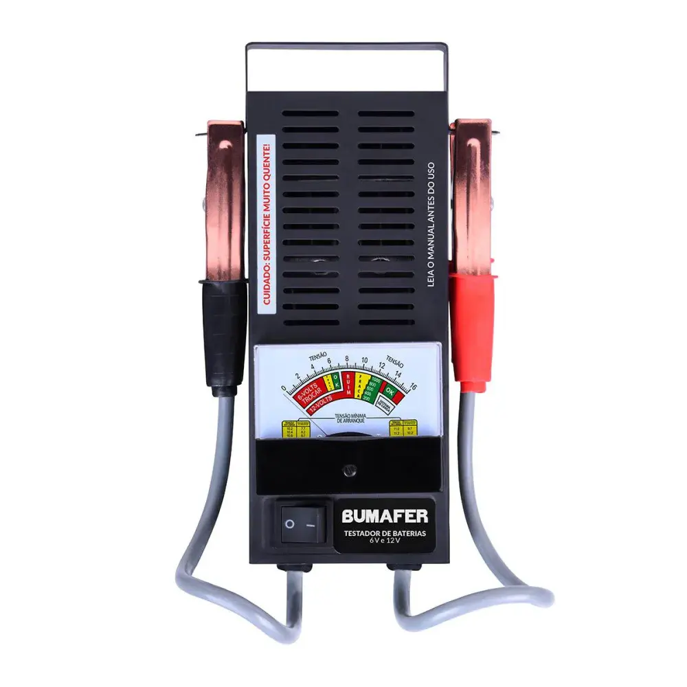 Testador de bateria 6V e 12V Bumafer — fotografia de referência