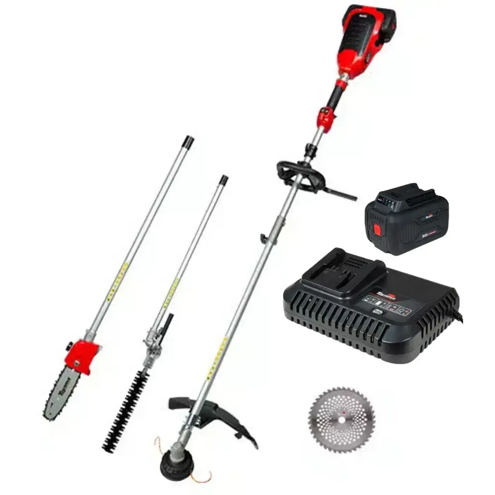 Roçadeira lateral multifuncional 58V 700W com bateria e carregador Toyama