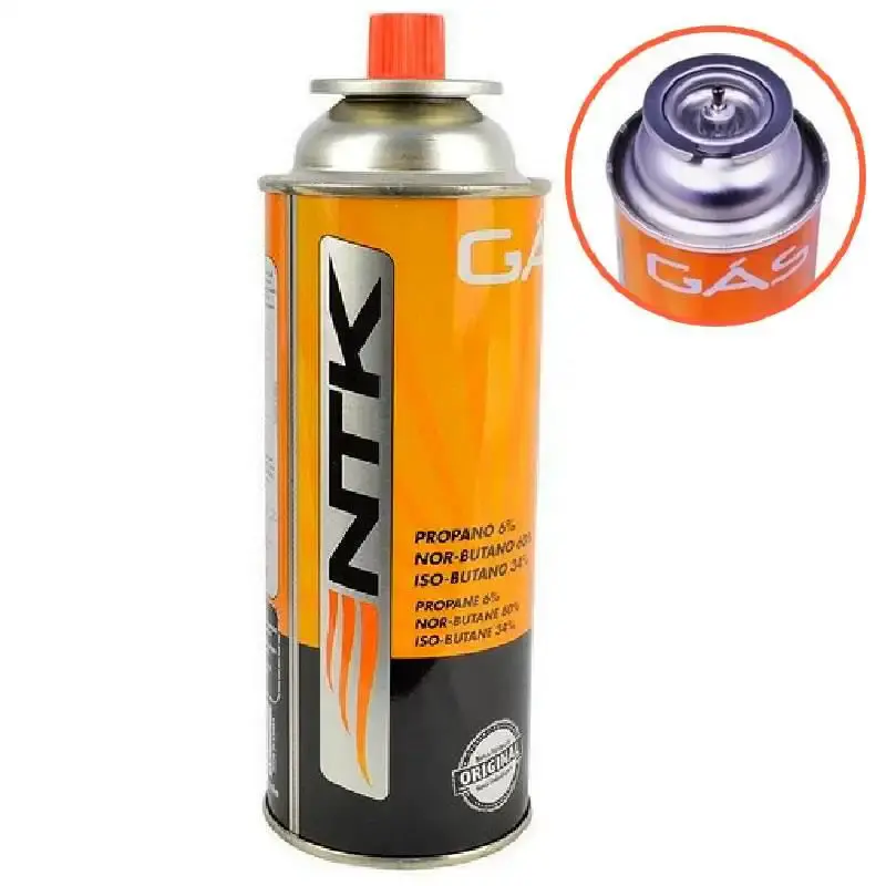 Cartucho gás butano 227 GR refil maçarico e fogão Nautika