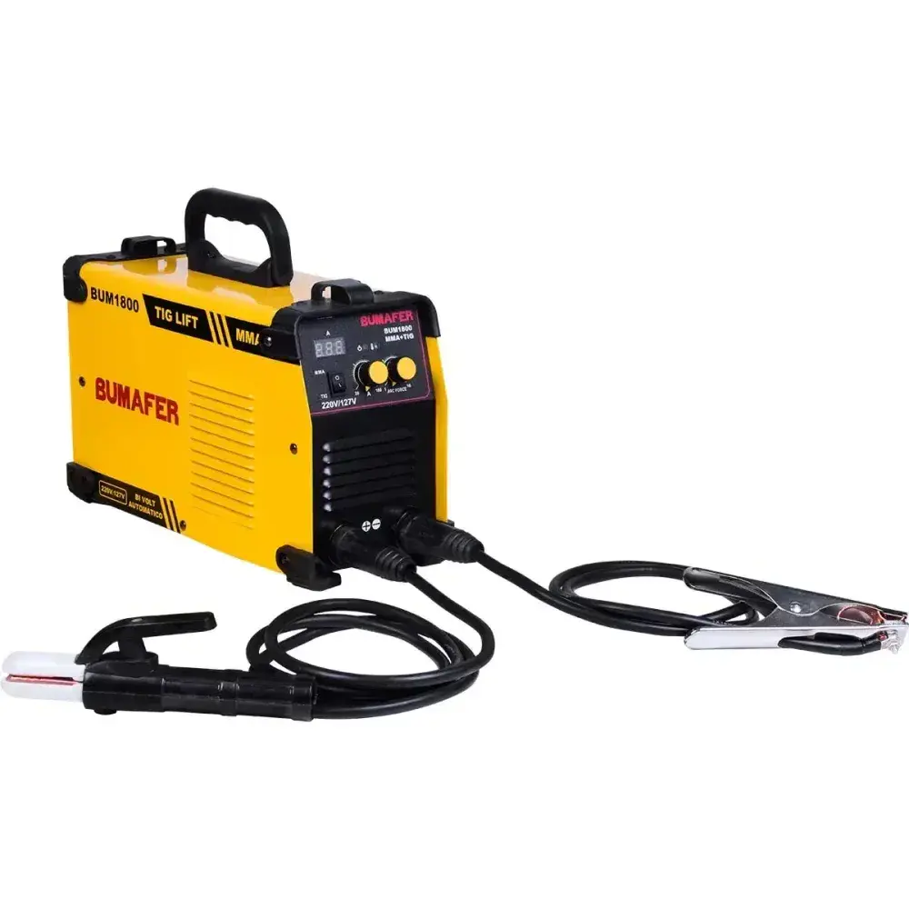 Inversora de solda mma/tig anti stick 8KW 180A biv Bumafer — fotografia 9