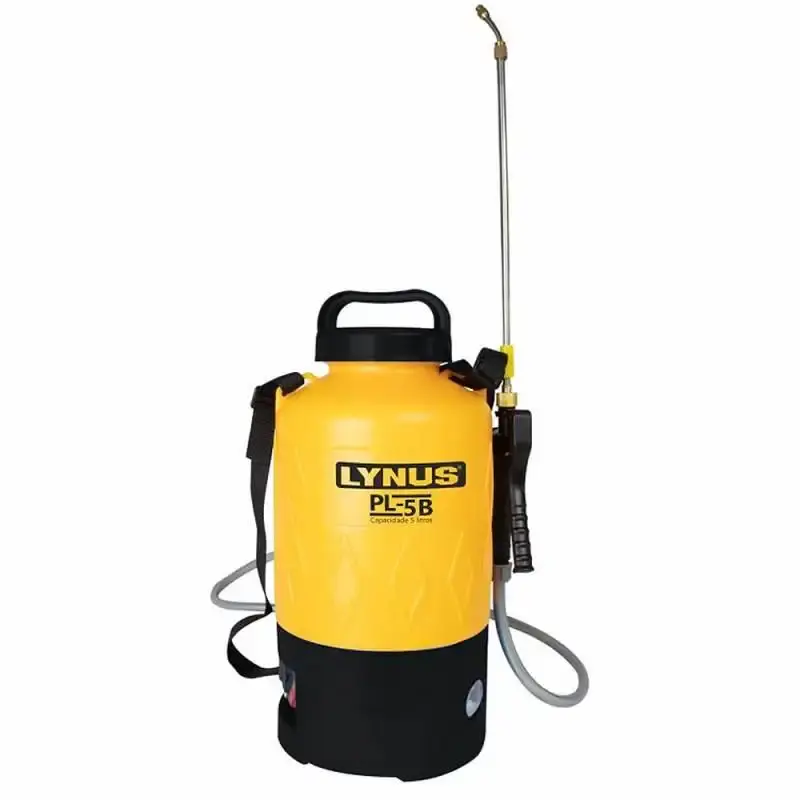 Pulverizador costal à bateria 5 litros PL-5B Lynus — fotografia de referência