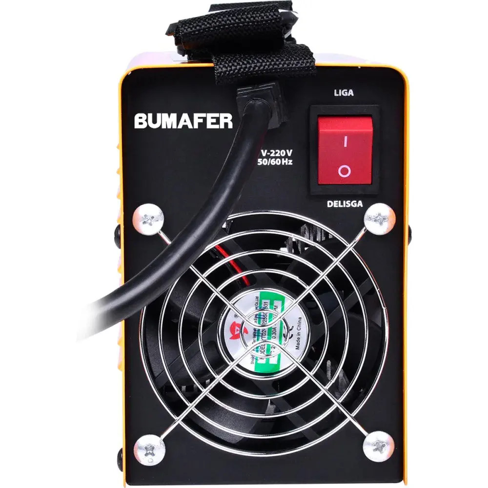 Inversora de solda 130A bsi bivolt com máscara Bumafer — fotografia 3