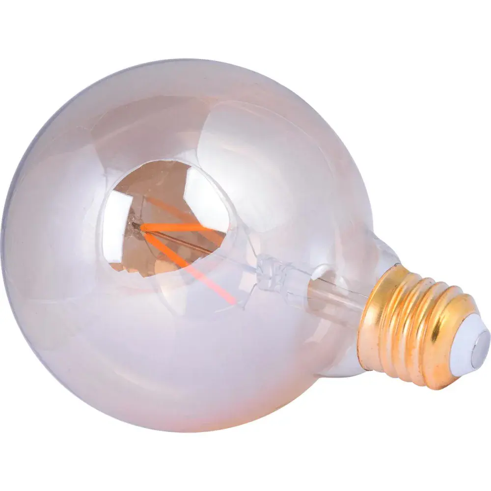 Lâmpada led filamento vintage globo G95 bivolt Liege — fotografia 3
