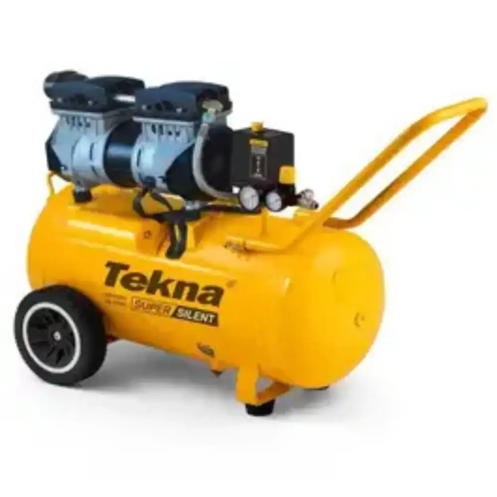 Compressor de Ar Silencioso Isento de óleo 6.4 Pés 50 Litros CSP7050/50L TEKNA 110V — fotografia de referência