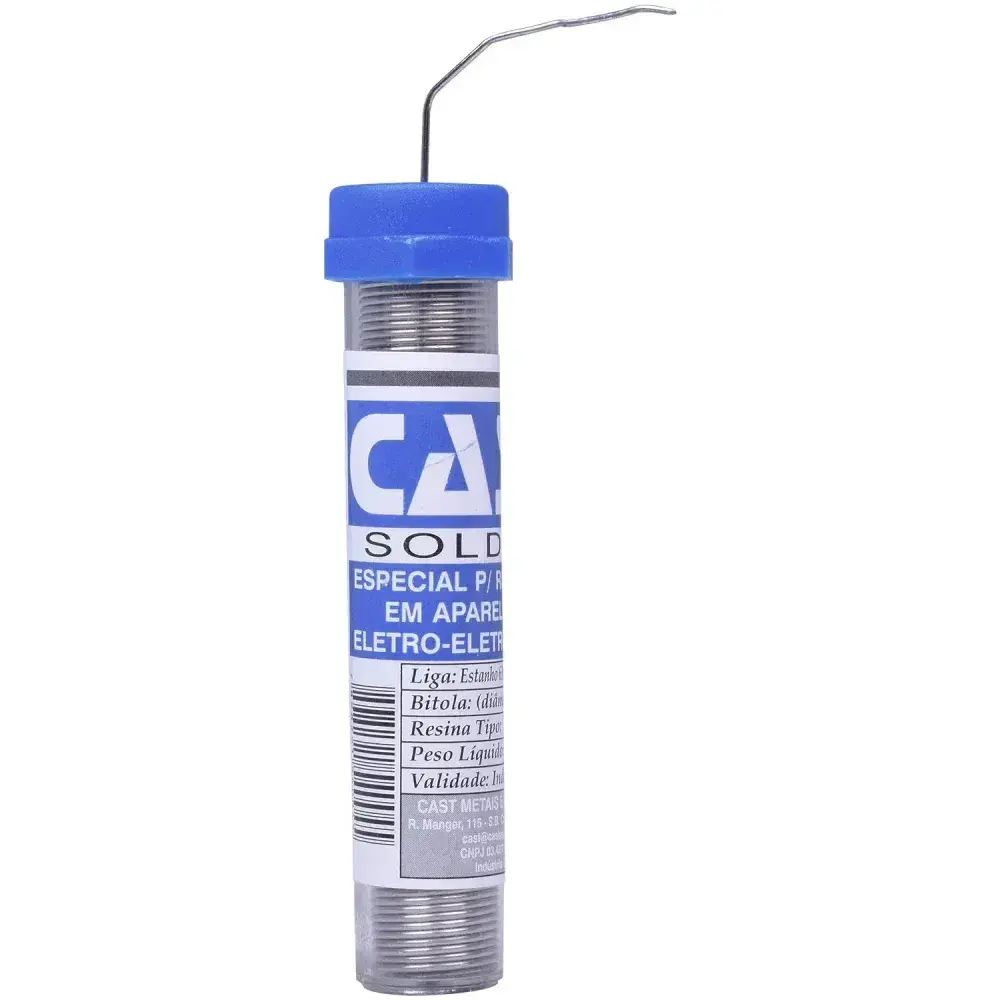 Solda estanho em tubo 60SN x 37PB 22G cast Worker — fotografia 6