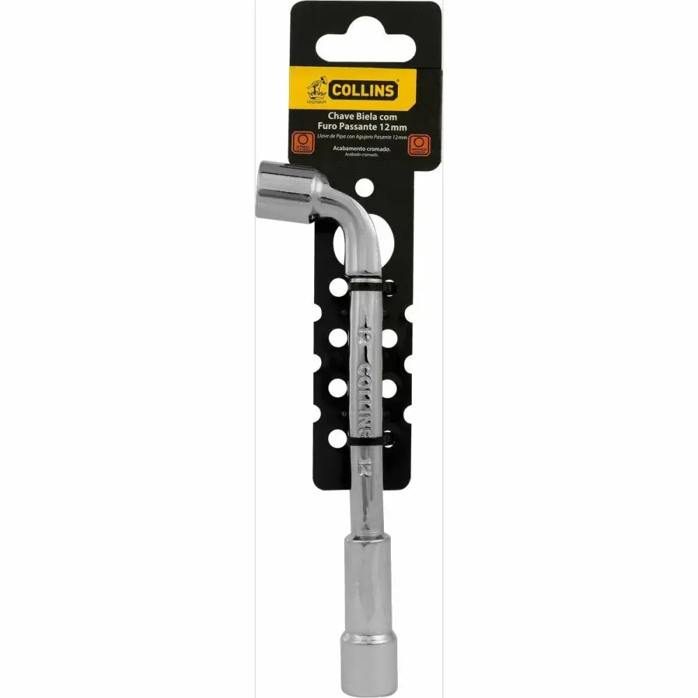 Chave biela com furo passante 12MM Collins