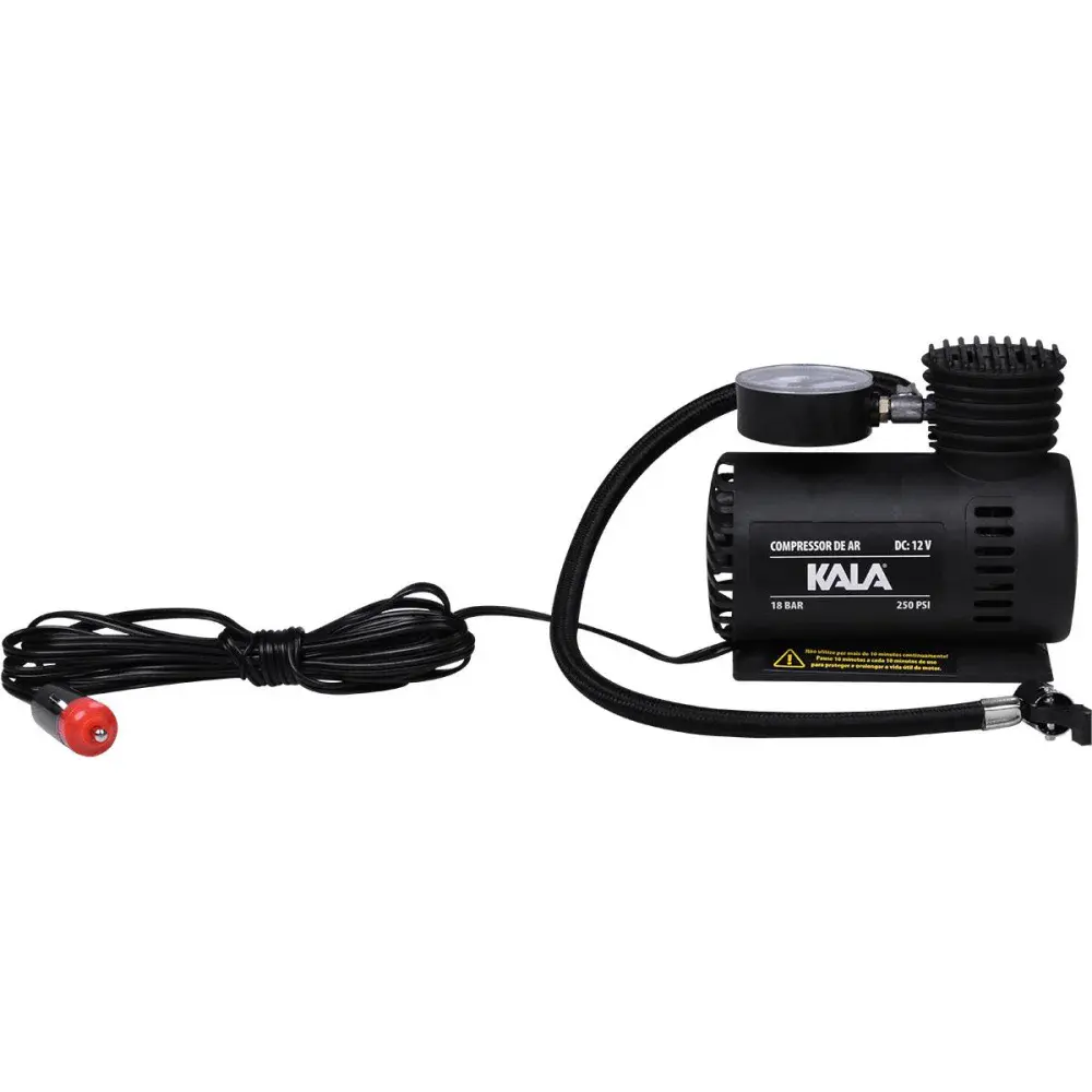 Compressor de ar compacto 250PSI 60W 12V Kala — fotografia de referência