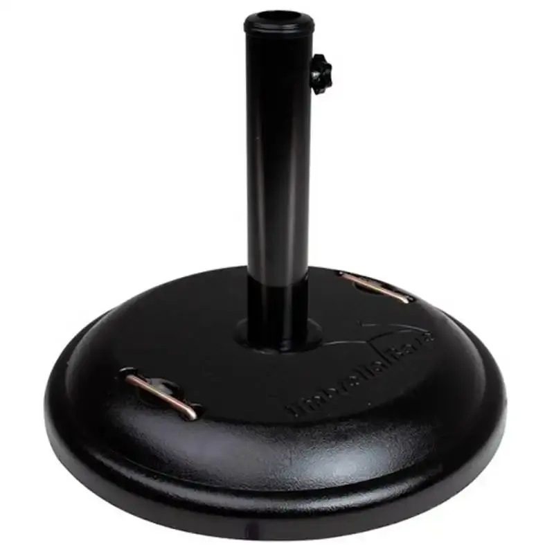 Base 22 KG em Concreto para Guarda-Sol e Ombrellone Haste até 52 MM Preto MOR — fotografia de referência