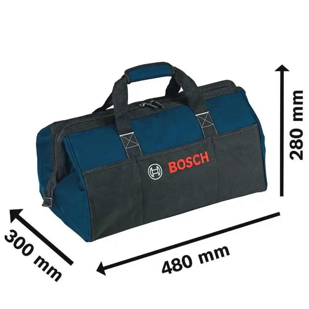Bolsa para ferramentas média com 2 baterias 2,0AH 12V e carregador bivolt Bosch — fotografia 5