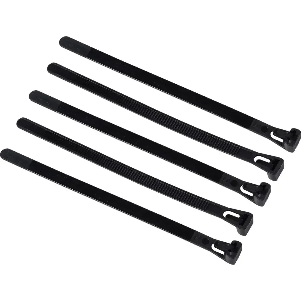 Abraçadeira com trava 150 x 7,6MM preta 20 peças Worker — fotografia 7