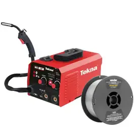 Inversora de Solda Multiprocesso 120A com Arame 0,8 mm 1 KG TEKNA — fotografia 2