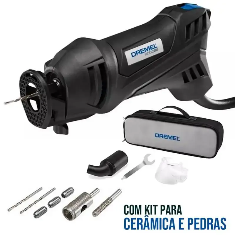 Serra de broca Dremel 9050 PRO-02 profissional 500W kit pedras e cerâmicas 220 V — fotografia 6
