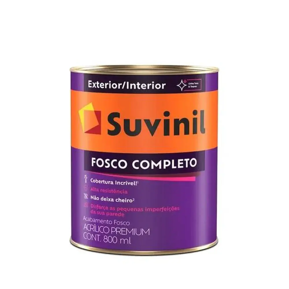 Acrílico fosco completo base C2 800ML suvinil Suvinil Selfcolor — fotografia de referência
