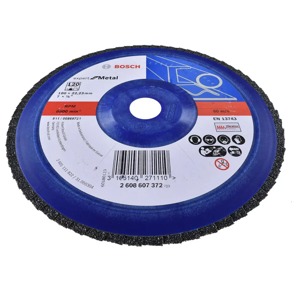 Disco flap 180MM G120 expert for metal Bosch — fotografia 3