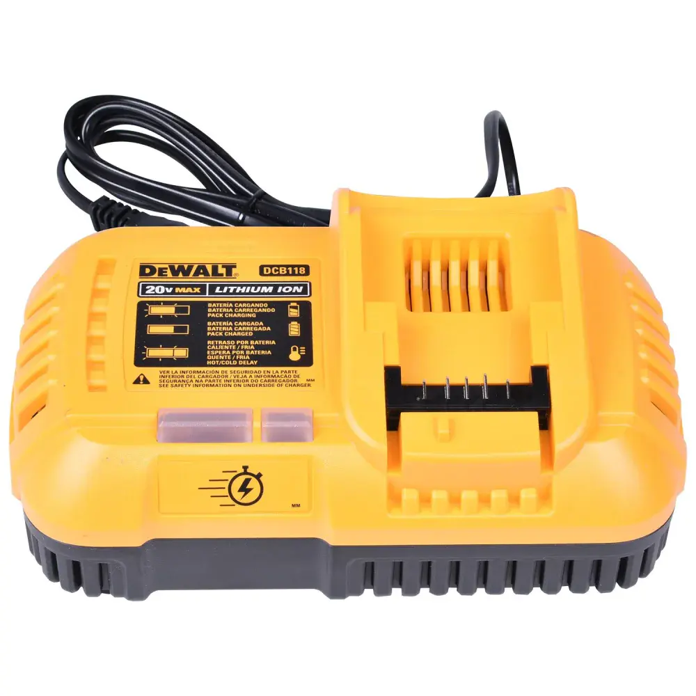 Carregador rápido flexvolt 20 a 60V DCB118-BR Dewalt — fotografia 2
