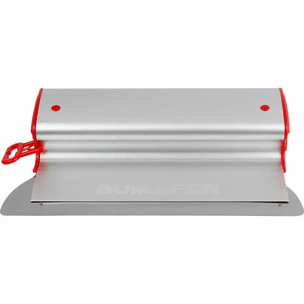 Desempenadeira espátula drywall inox 10" Bumafer — fotografia 7