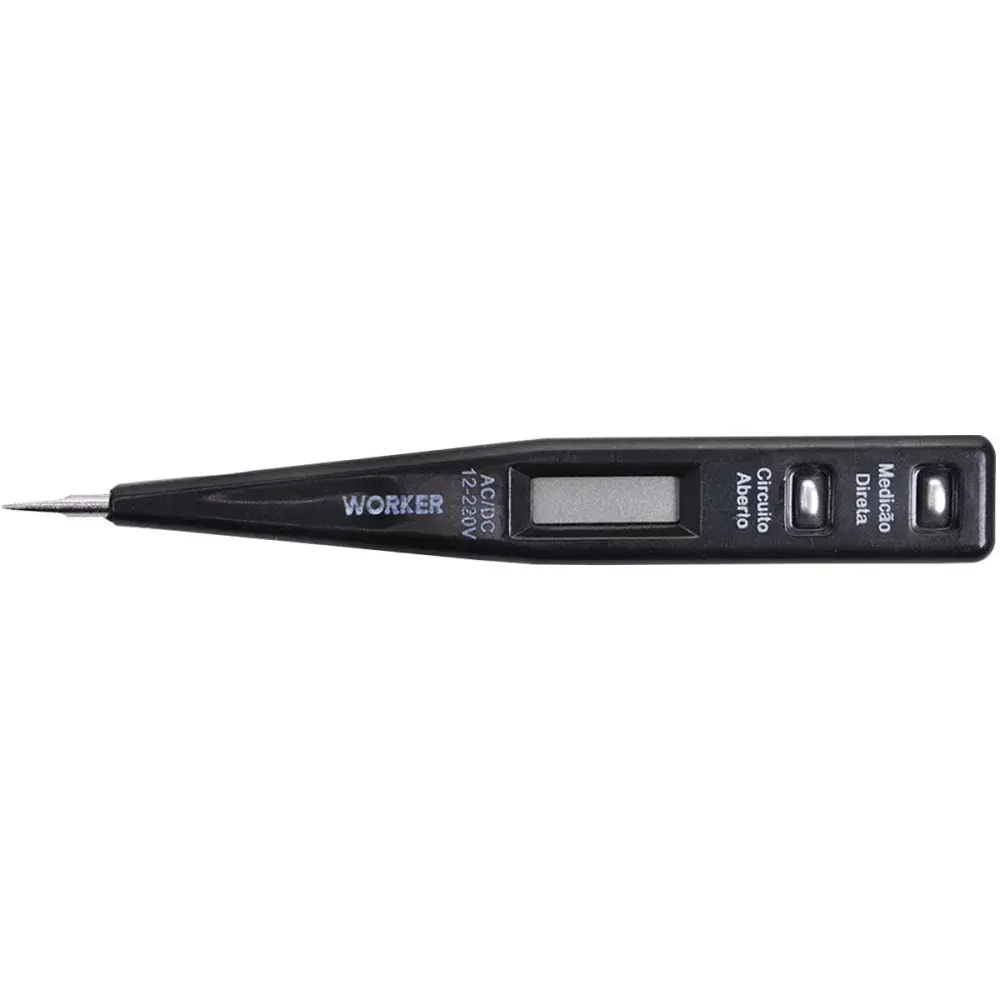 Chave teste digital de voltagem 12V a 220V Worker — fotografia de referência