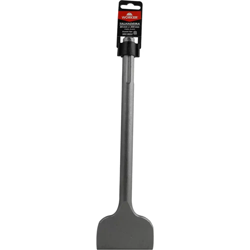 Talhadeira sds max em aço 80X300MM Worker — fotografia 6