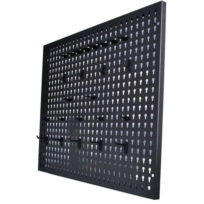 Painel para ferramentas em aço com 24 ganchos 725 x 575 MM Presto — fotografia de referência