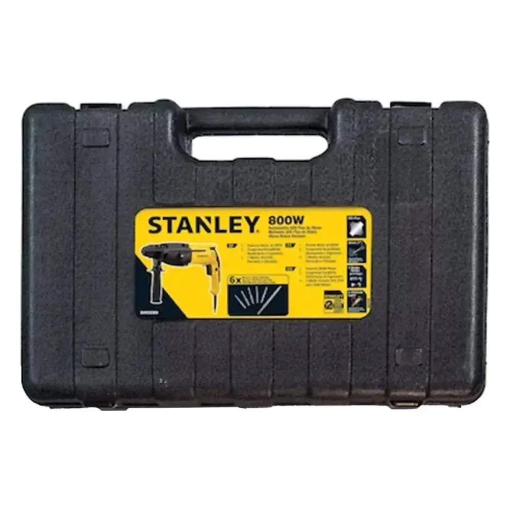 Martelete sds plus 1” 2,4J 800W 127V Stanley — fotografia 8