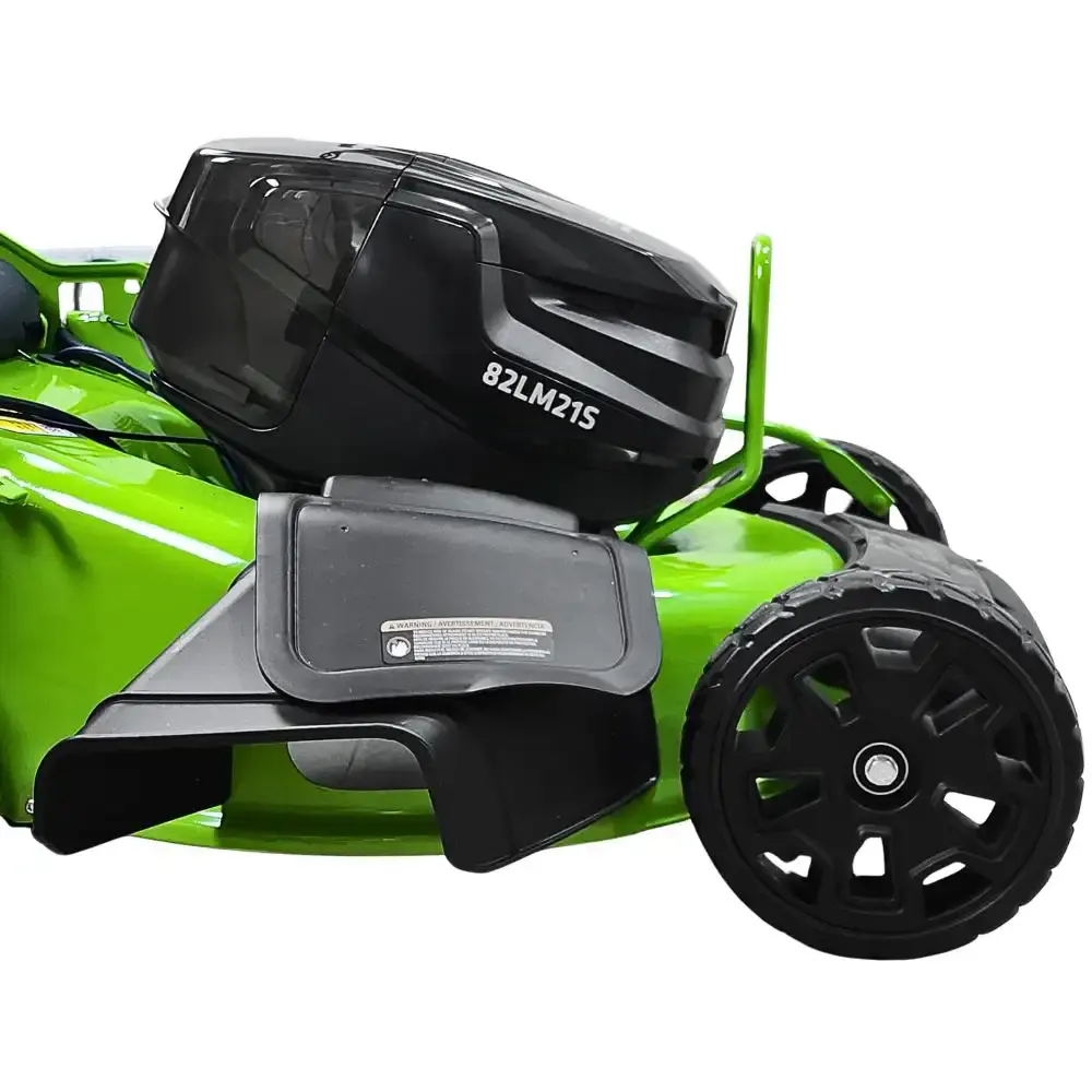 Cortador de grama 82V + podador de altura a bateria + 3 baterias 4,0AH + carregador Greenworks — fotografia 4
