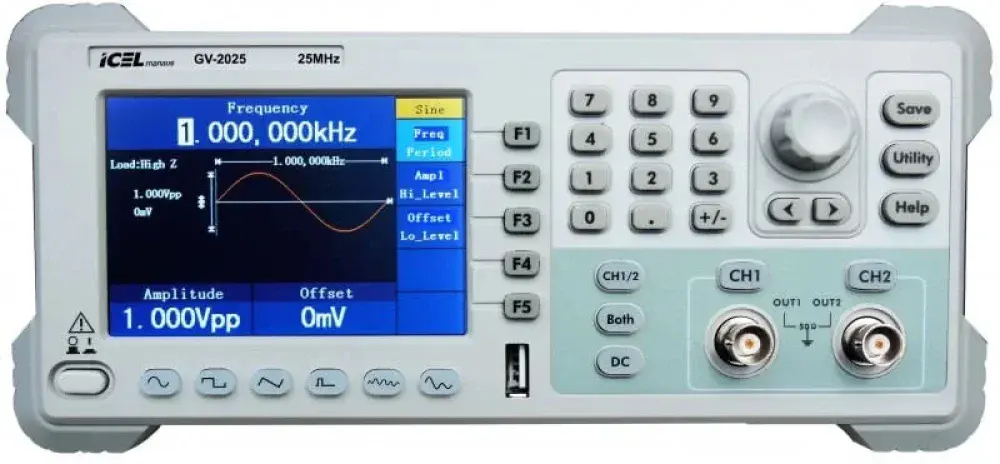 Gerador de sinais arbitrário GV-2025 Icel — fotografia 5