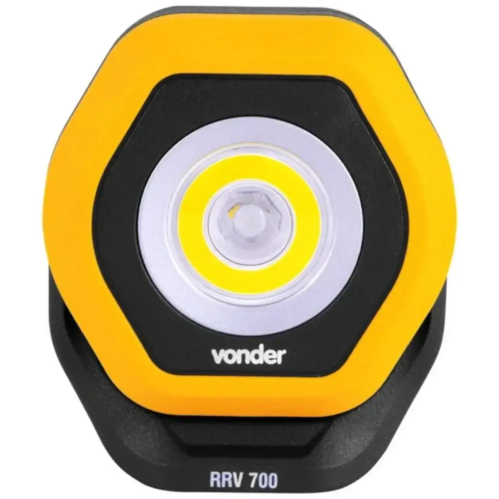 Refletor recarregável LED COB 700LM RRV-700 Vonder — fotografia 2