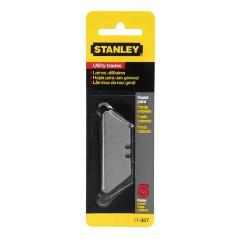 Estilete de segurança trapezoidal auto-retrátil 18 MM 10-189C com kit 5 lâminas Stanley — fotografia 4