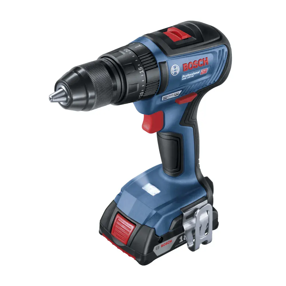 Parafusadeira furad gsb 18V-50 maleta Bosch — fotografia de referência