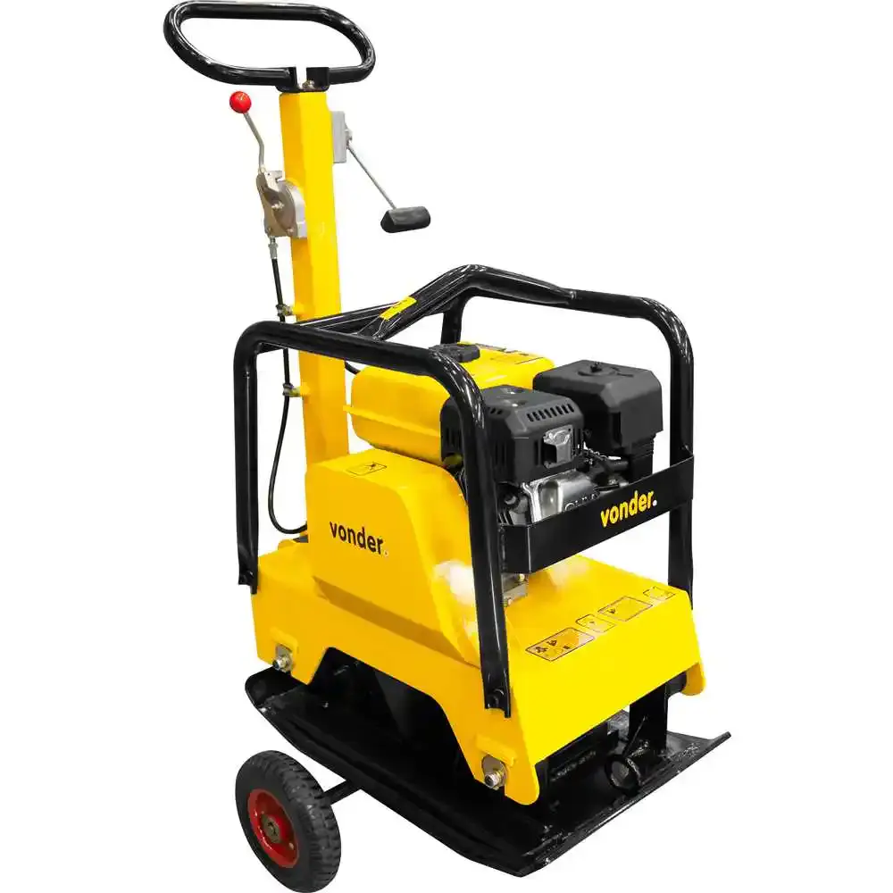 Placa compactadora vibratória gasolina reversível 7 HP 4 t Vonder — fotografia 4
