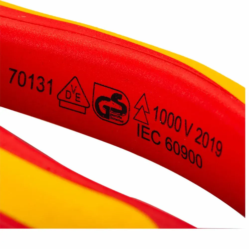 Alicate meia cana longo isolado vde 6” Sata — fotografia 5