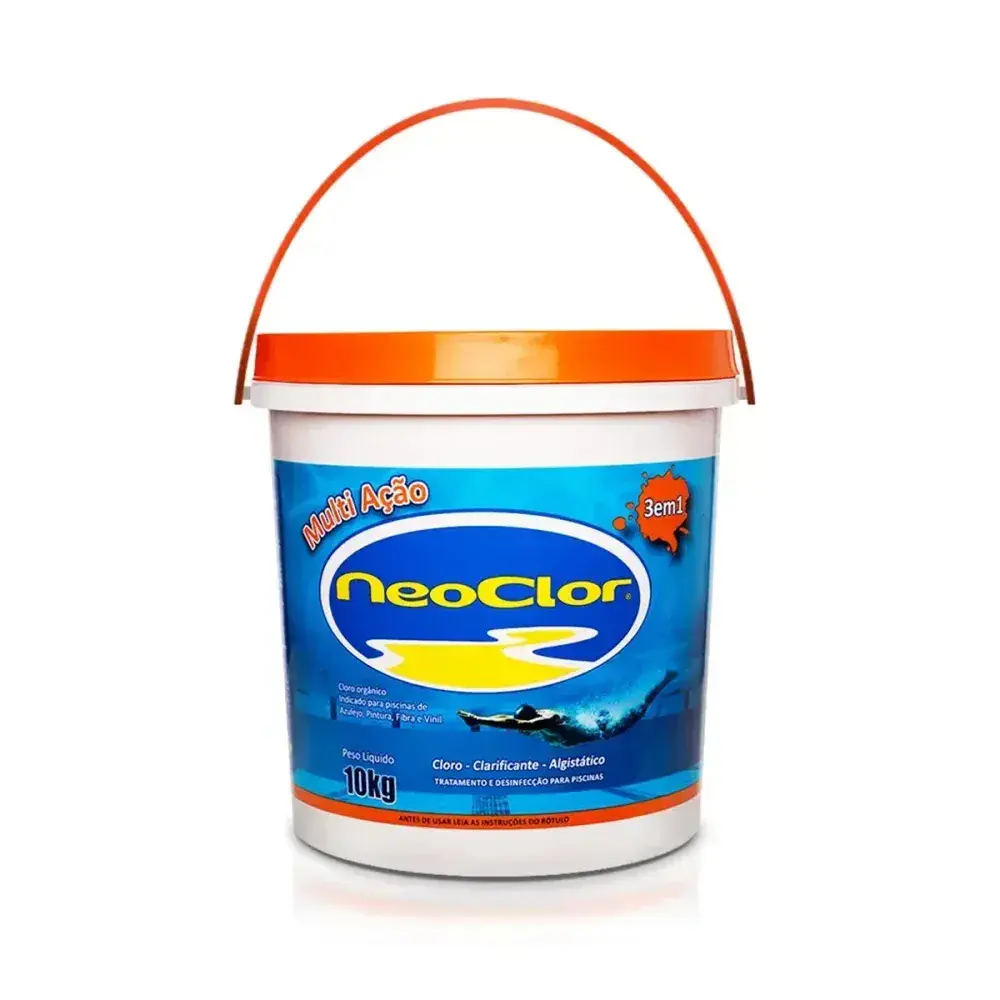 Cloro granulado 40% multiação 10KG Neoclor — fotografia 2