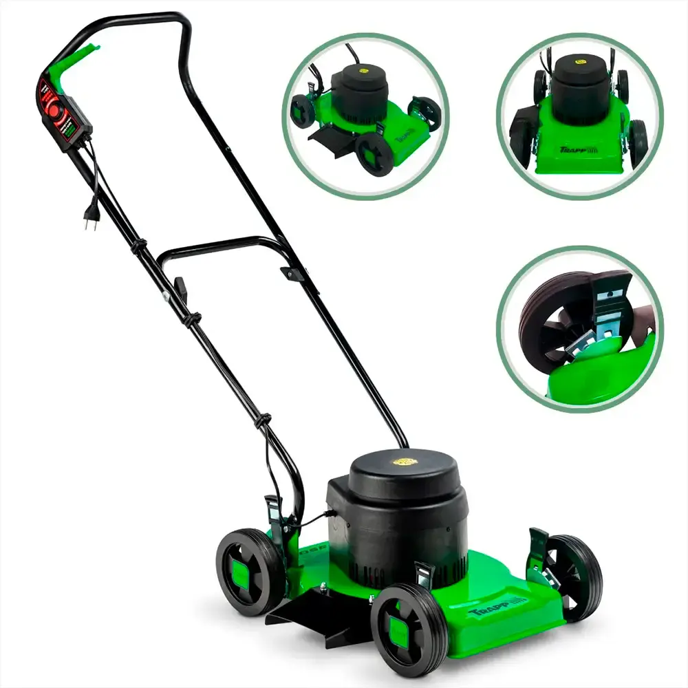 Cortador de grama elétrico 1,5 CV 1800W SL-350 Trapp 110 V — fotografia 3