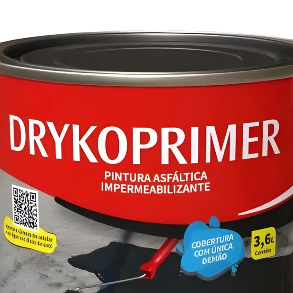 Manta líquida asfáltica impermeabilizante drykoprimer ECO 3,6 litros Dryko — fotografia 2