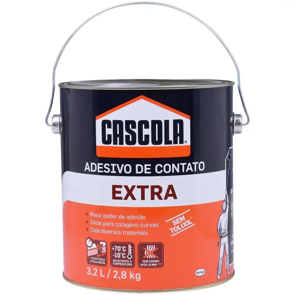 Cascola extra sem toluol 2,8 kg Henkel — fotografia 4